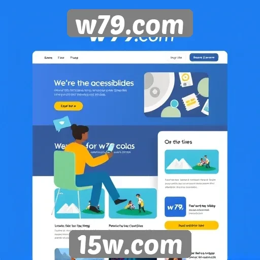 Acessibilidade e interface do w79.com