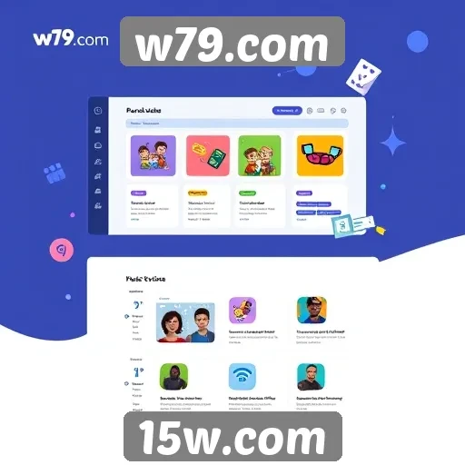 Recursos interativos do site w79.com