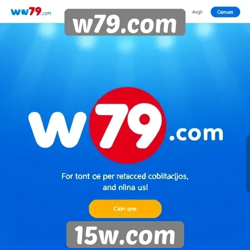 Interface e usabilidade do w79.com para novos usuários